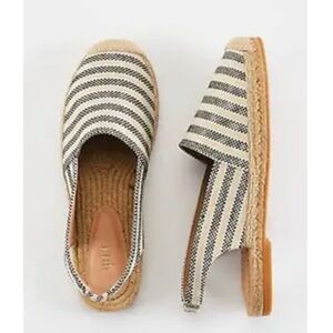 J. Jill • BAYLA Slingback Espadrilles •Black/Neutral